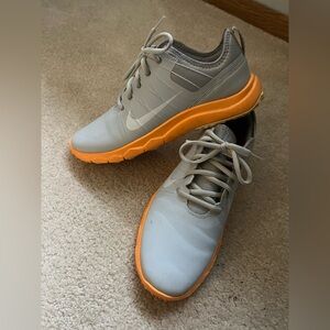 Nike Women's Golf Shoes in Gray and Orange